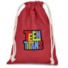 Picture of Altitude Allsorts Mini Cotton Drawstring Pouch - Red